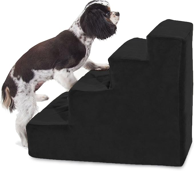 Majestic Pet 4 Step Portable Dog Stairs 25 lbs