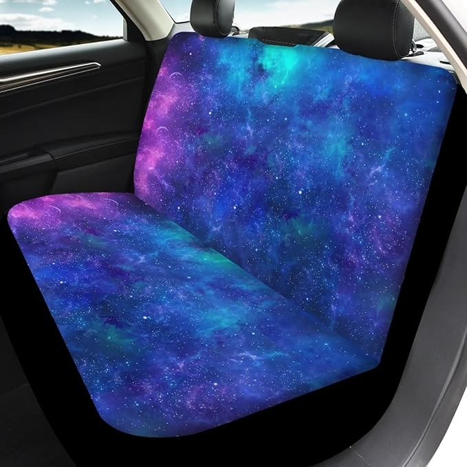 Galaxy Seat Covers for Cars Front and Rear 4 Pieces