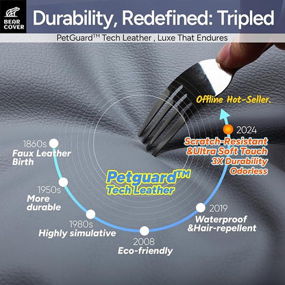 Dog Back Seat Extender & Non Inflatable Car Bed Mattress