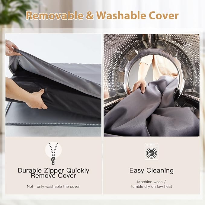 BFPETHOME Outdoor Dog Beds for Large Dogs (47 x 29 in,