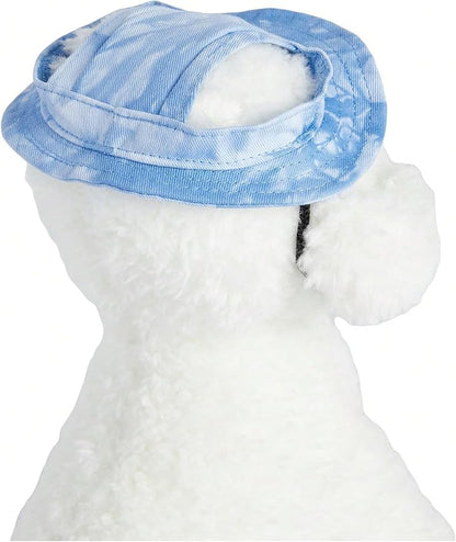 Generic Tie Dye Dog Hat with Ear Hole