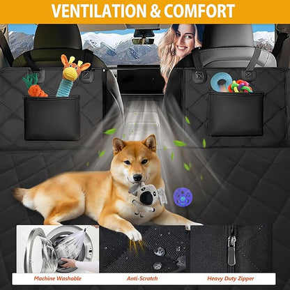 Back Seat Extender for Dogs-Large Space 400lbs, Sturdy