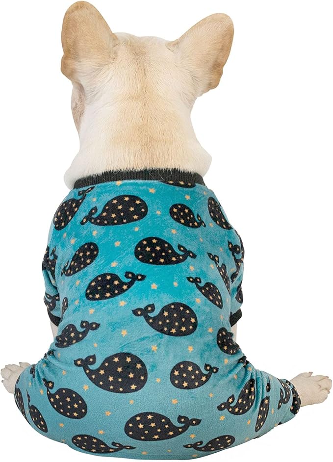 CuteBone Soft Puppy Pajamas Cute Dog Pjs Jumpsuit Pet Clothes Apparel P143S