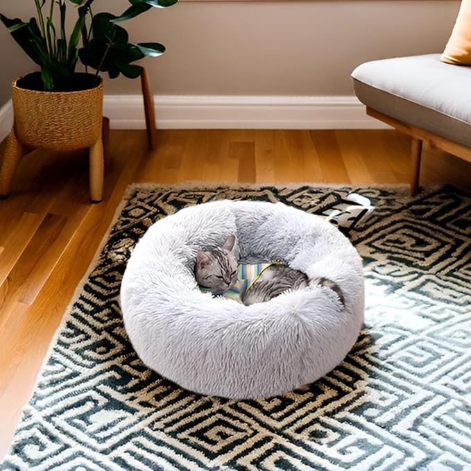 Cat Beds for Indoor Cats (20", Light