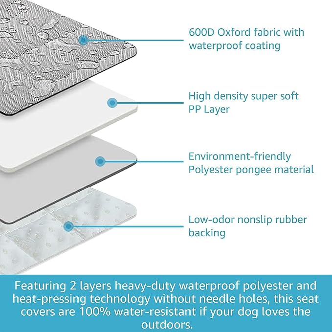 Lassie Dog Seat Covers for Cars Back Seat