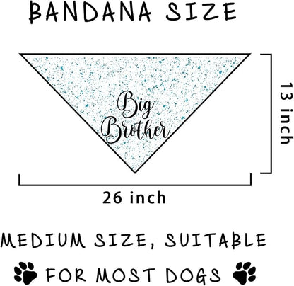 Big Brother Dog Bandanas Gender Reveal Pregnancy Announcement