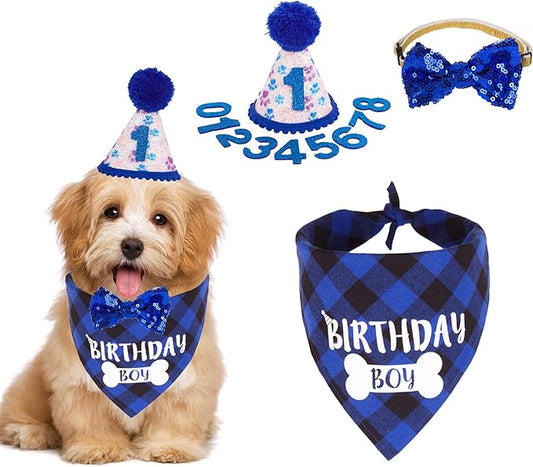 ADOGGYGO Dog Birthday Party Supplies