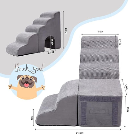 Dog Stairs for High Beds 26-30 inches 26” Tall