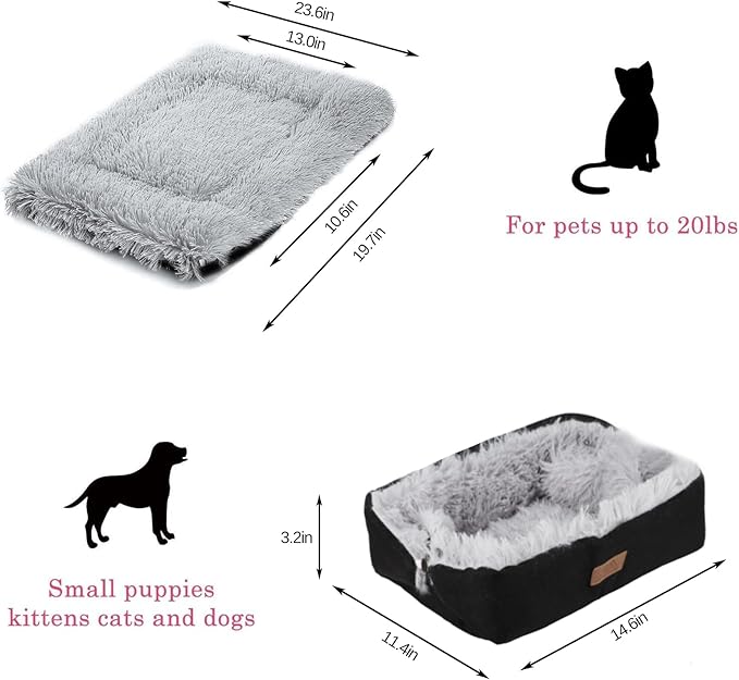 Cat Bed Small Dog Bed 24''X20'' Self Warming