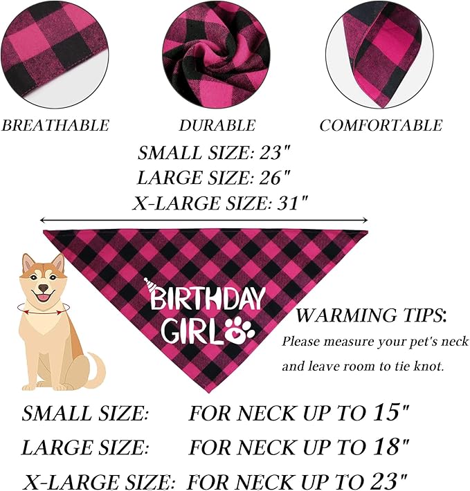 STMK Dog Birthday Bandana