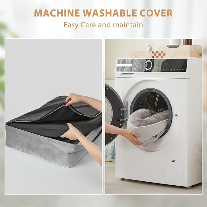 BFPETHOME Orthopedic Dog Beds for Large Dogs-Waterproof Sofa Dog Bed with Removable Washable Cover