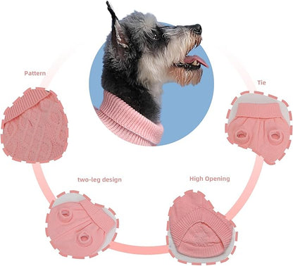 Dog Warm Winter Sweater MengMengDa Pet Dog Clothes