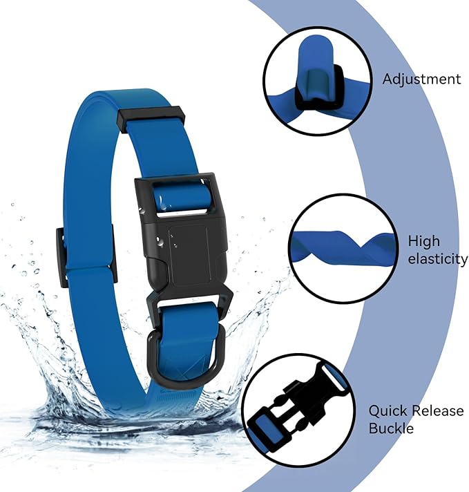 Waterproof Dog Collar 15.4-24.8 inch)