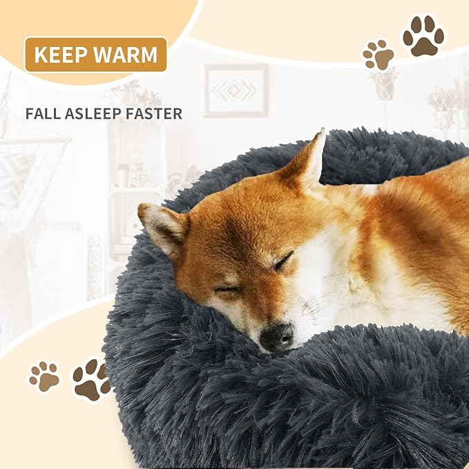 Dog Bed Comfiest Indoor Calming Waterproof Bedding Washable