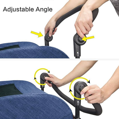 IREENUO 4 Wheels Dog Stroller for Large Pet Jogger Stroller for 2 Dogs 110 lbs