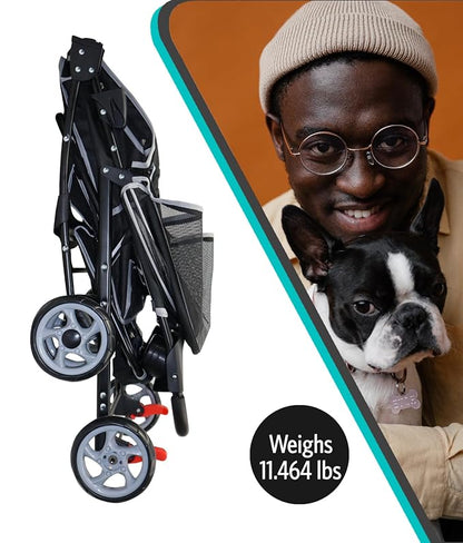 AmorosO 4 Wheels Pet Convenient Stroller