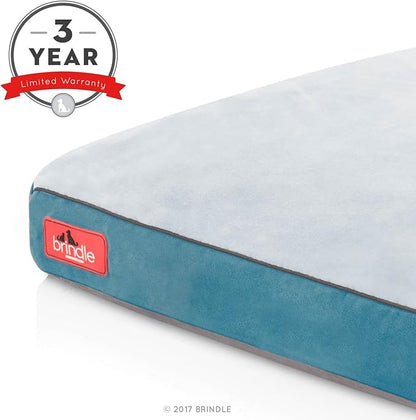 BRINDLE Teal Shredded Memory Foam Pet Bed