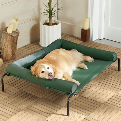 RRPETHOME Large Elevated Cooling Dog Bed