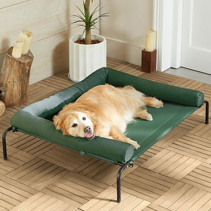 RRPETHOME Large Elevated Cooling Dog Bed