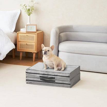 EHEYCIGA Foldable Waterproof Dog Beds for Medium Dogs 30 x 20 x 3 inches