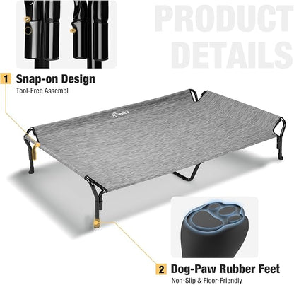 Veehoo Cooling Raised Dog Bed