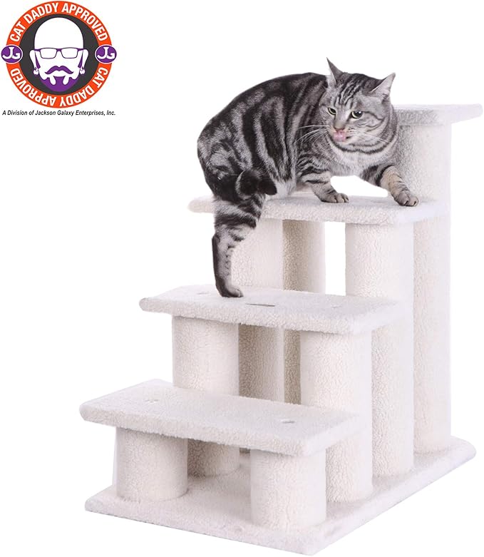 Armarkat Pet Steps 4-steps, B4001, 17"(W)x25"(D)x25"(H), each 7" Deep