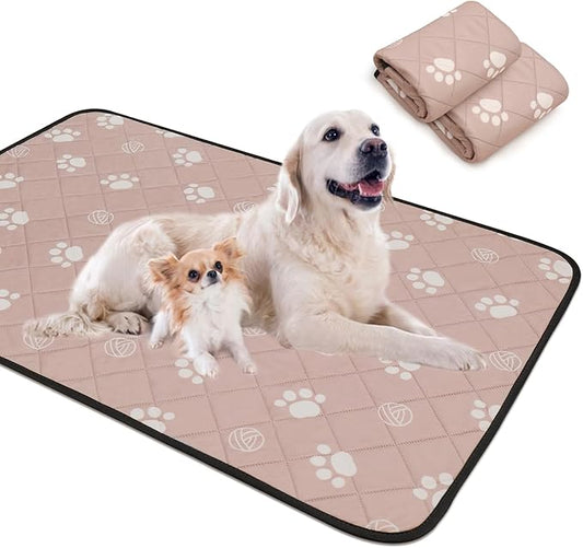 MRSCOZ Non Slip Washable Pee Pads for Dogs 2 Pack 40"x28",Ultra-Absorbent and