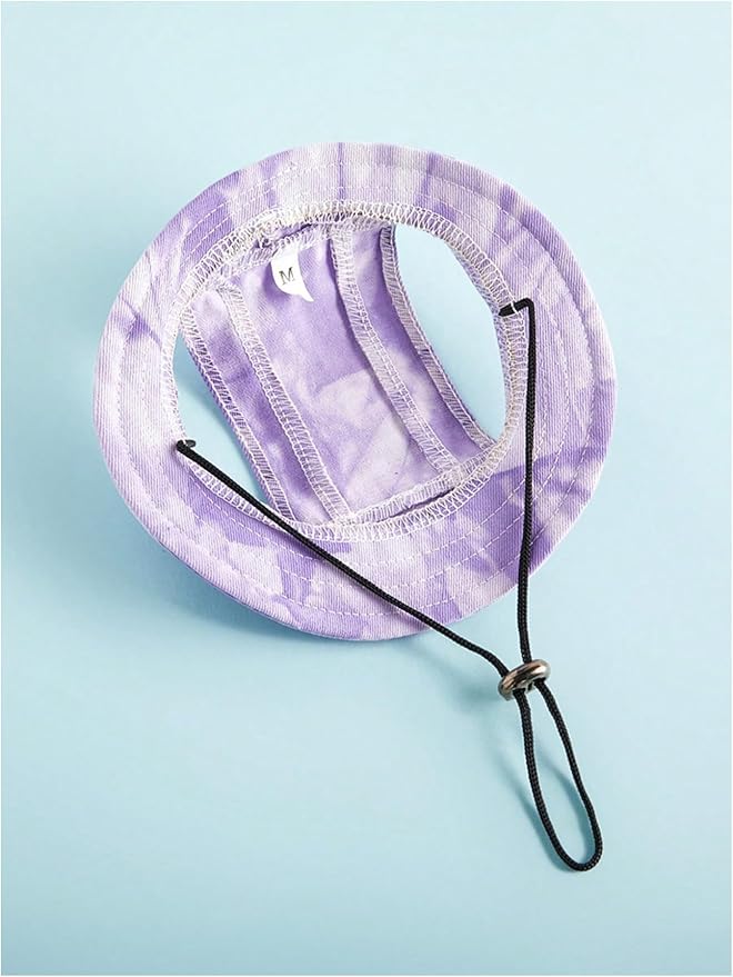 Generic Tie Dye Dog Hat with Ear Hole