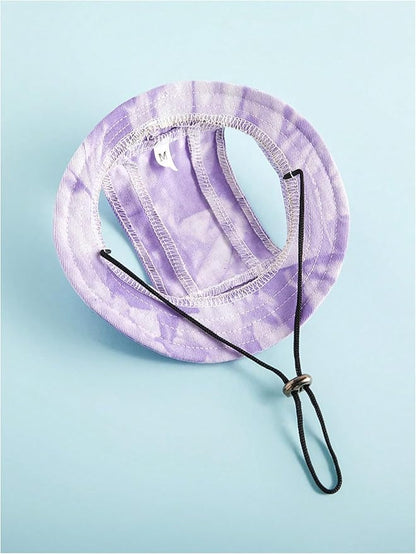 Generic Tie Dye Dog Hat with Ear Hole