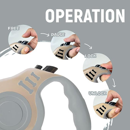 Retractable Dog Leash Automatic Telescopic Tractor Dog Tape 10/16 FT