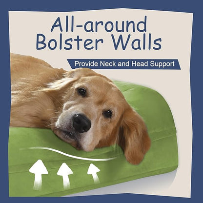 Orthopedic Washable Large Dog Bed: XXLarge Dog Bed Bolster Waterproof