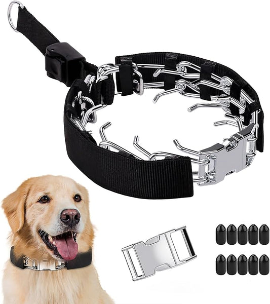 Adjustable Buckle Dog Training Collar for Large Medium Small Dogs