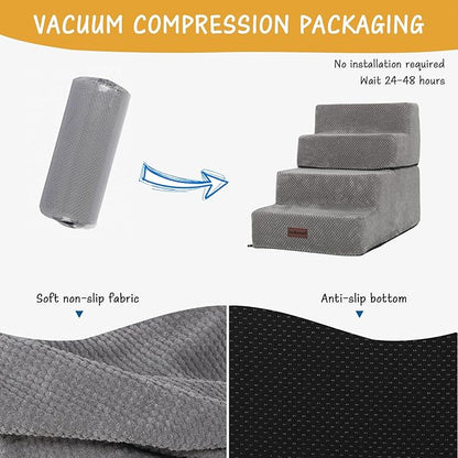 Dog Stairs for Small Dog 4-Step Dog 3/4/5 Steps