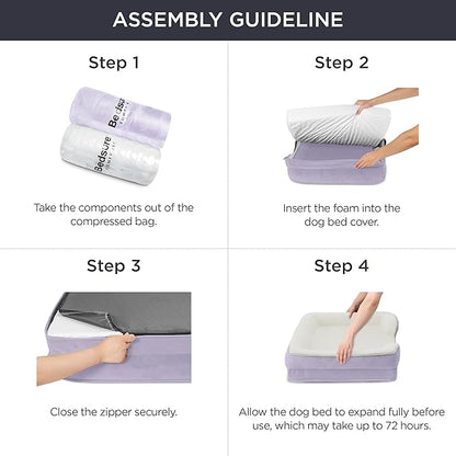 Bedsure Orthopedic Dog Bed for Large Dogs