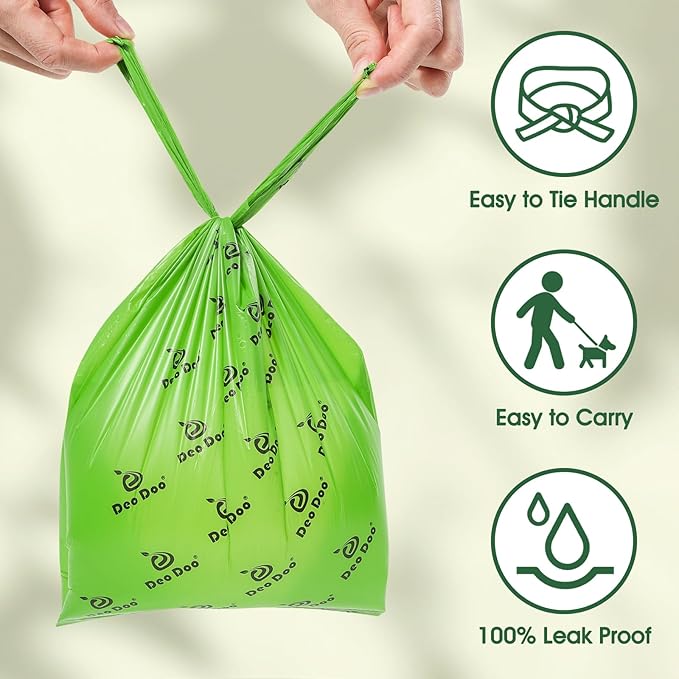 Dog Poop Bags Rolls with Handles 40 Rolls 480 Counts