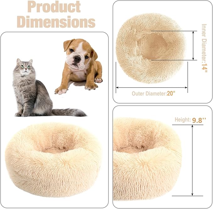 Calming Dog Cat Bed