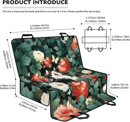 AFPANQZ Flowers Cat Dog Cat Seat Cover Bucket