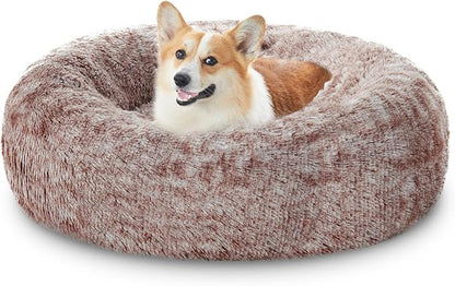 Calming Donut Dog Beds for Large Size Dog and Medium Size Dog 36")