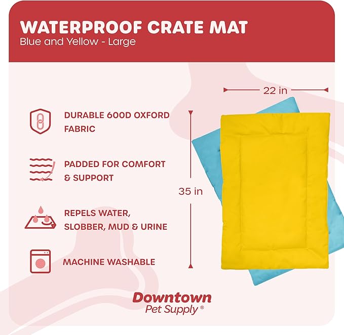 Downtown Pet Supply Large Dog Crate Mat