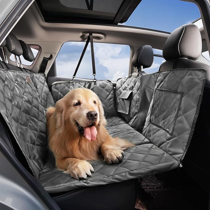 FUNNYFUZZY back seat extender for dogs 100% Waterproof
