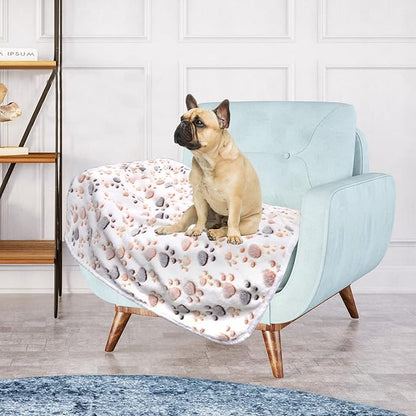 Blanket for Dogs 3 Pack 41" x 31",Cute Paw