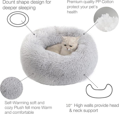 Calming Dog Bed Grey23.5'