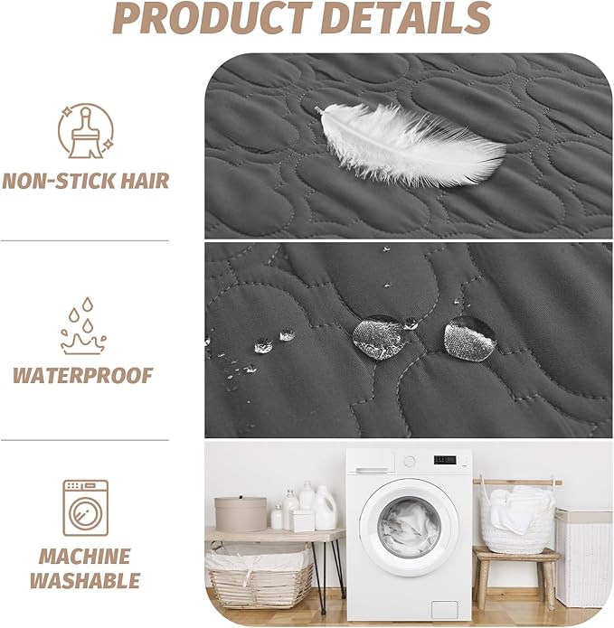 RBSC Home Waterproof Sofa Cover Dog Bed Cover