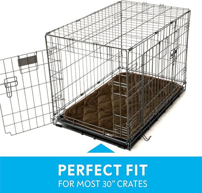 Paw Inspired Washable Padded Crate Mats for Dogs 29” x 18” Pad, 30-inch Kennels