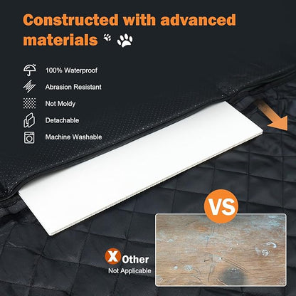 Back Seat Extender for Dogs 500lbs, Waterproof