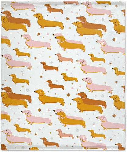 Dachshund Dog Blankets Puppy Blanket 80x60 in