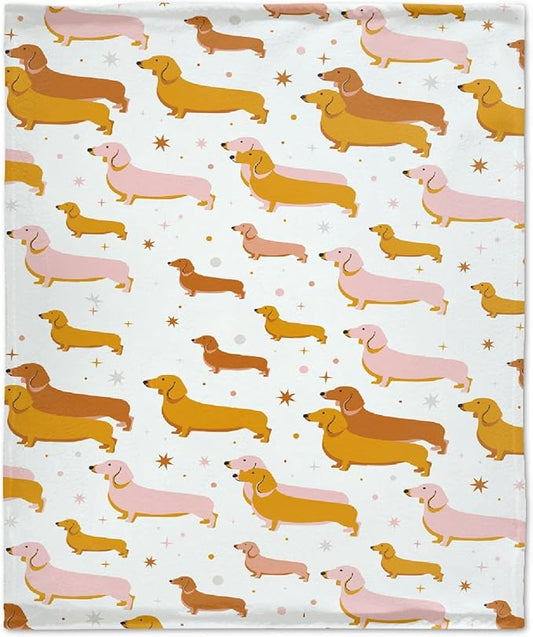 Dachshund Dog Blankets Puppy Blanket 50x40 in