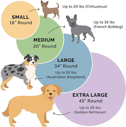 Furhaven Soft & Cozy Dog Bed for Medium/Small Dogs 35 lbs