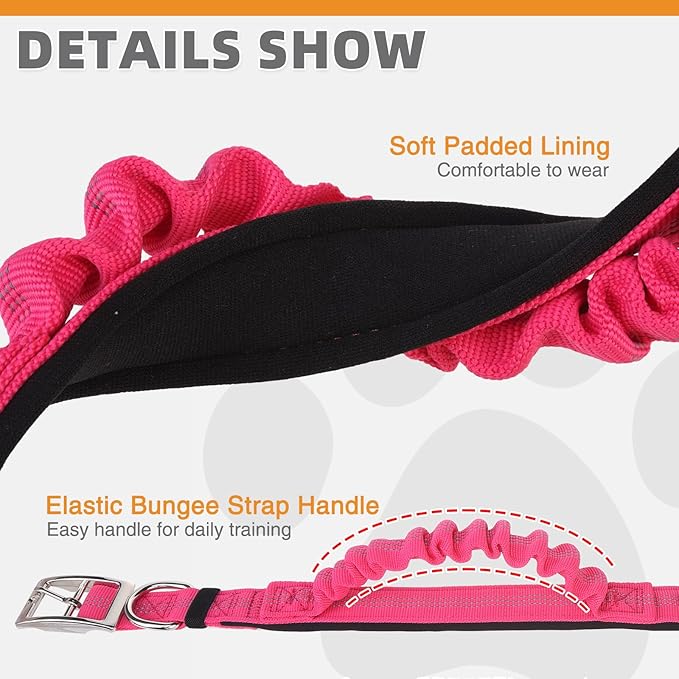 KOOLTAIL Tactical Dog Collar with Handle-Heavy Duty Dog Collar for Military Training