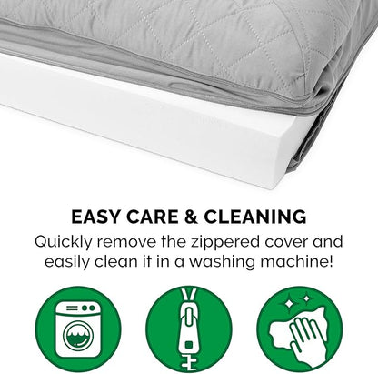 Furhaven Orthopedic Dog Bed for Large Dogs w/ Removable Bolsters & Washable Cover 125 lbs